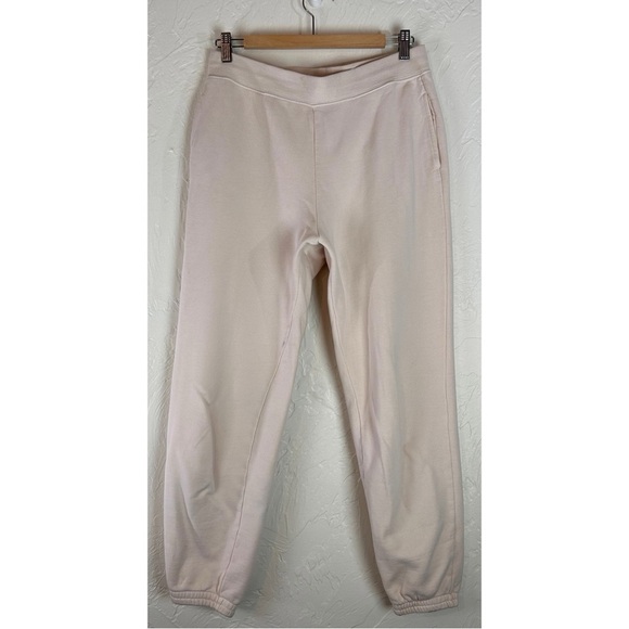 Girlfriend Collective Women's Cream Jogger Pants Athleisure Loungewear, Small - Picture 3 of 9